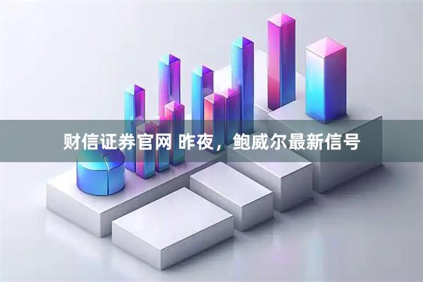 财信证券官网 昨夜，鲍威尔最新信号